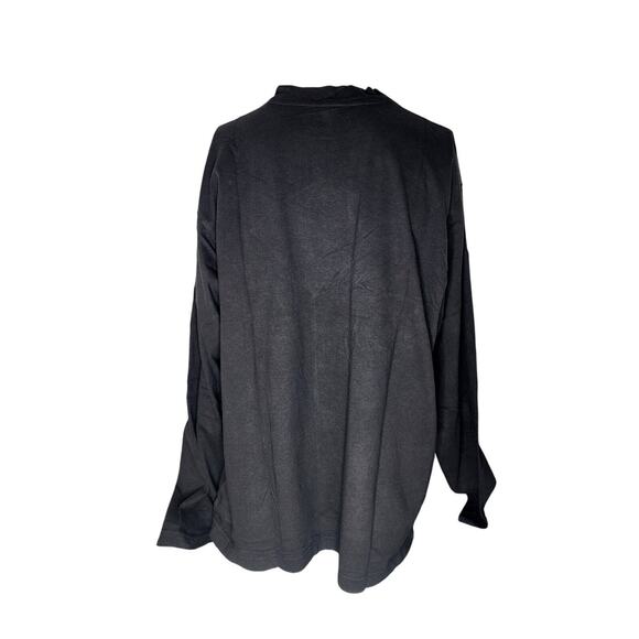 YZY YEEZY GAP LONG SLEEVE SHIRT IN BLACK SIZE LRG H03 - Picture 8 of 16